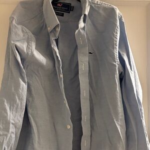 Vineyard Vines Boy’s Light Blue Button Down Shirt M 10-12